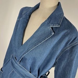 Levi brand denim trench coat